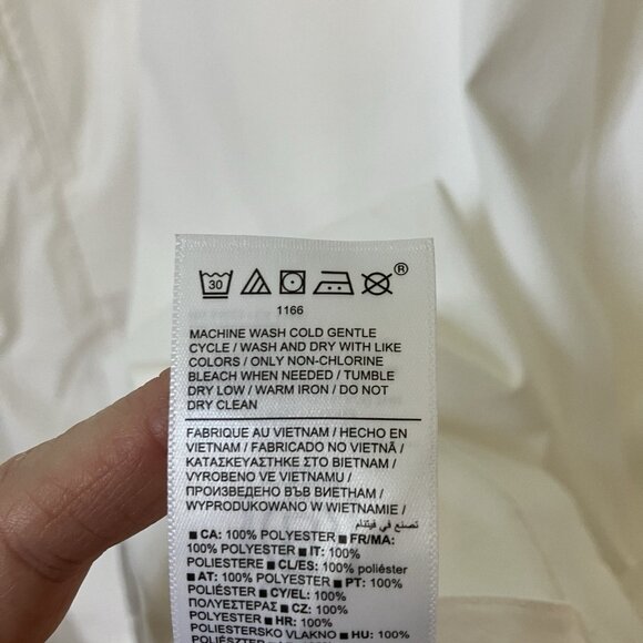 NWT Athleta Performance Poplin Dress Womens XL White Outdoor Running Tennis - Picture 9 of 12